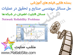فیلم آموزشی حل مسائل قابلیت اطمینان در شبکه به صورت چند هدفه در متلب (به فارسی)
