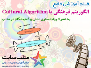 فیلم آموزشی جامع تکامل فرهنگی یا Cultural Algorithm در متلب (به فارسی)