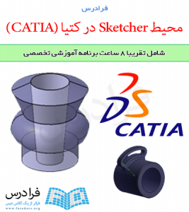 آموزش محیط طراحی یا محیط Sketcher نرم افزار کتیا (CATIA)