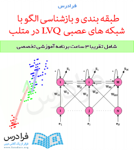 آموزش طبقه بندی و بازشناسی الگو با شبکه های عصبی LVQ در متلب