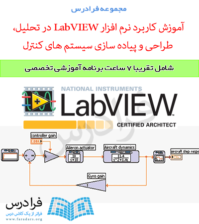 آموزش کاربرد نرم افزار LabVIEW در تحلیل، طراحی و پیاده سازی سیستم های کنترل