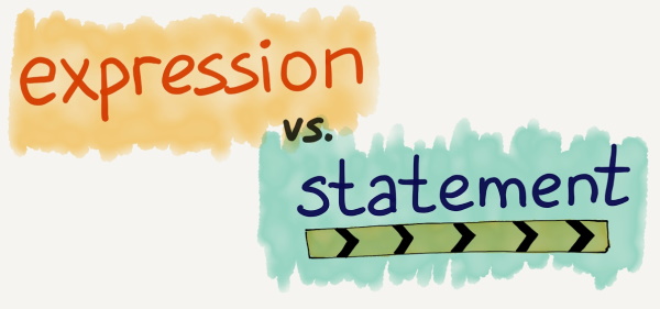 مقایسه Expression و Statement یا همان تفاوت Expression با Statement در برنامه نویسی
